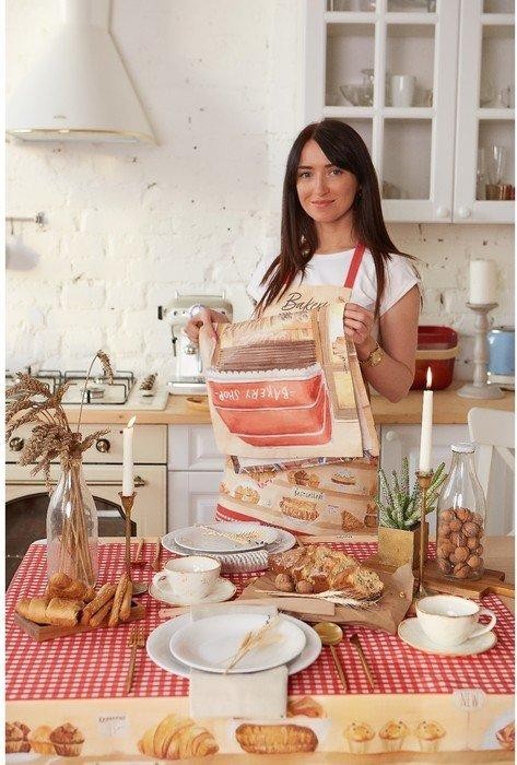 Скатерть "Этель" Bakery house 220х147 см, 100% хлопок, репс 210 г/м2